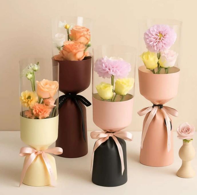 PI164 Cylindrical Flower Sleeves (Pack of 10)