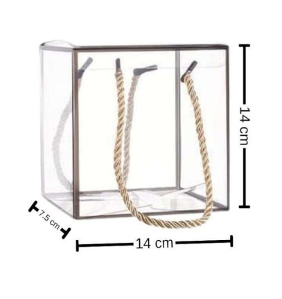 PI182 PVC Hamper Bag S (14cmx14cmx7.5cm)
