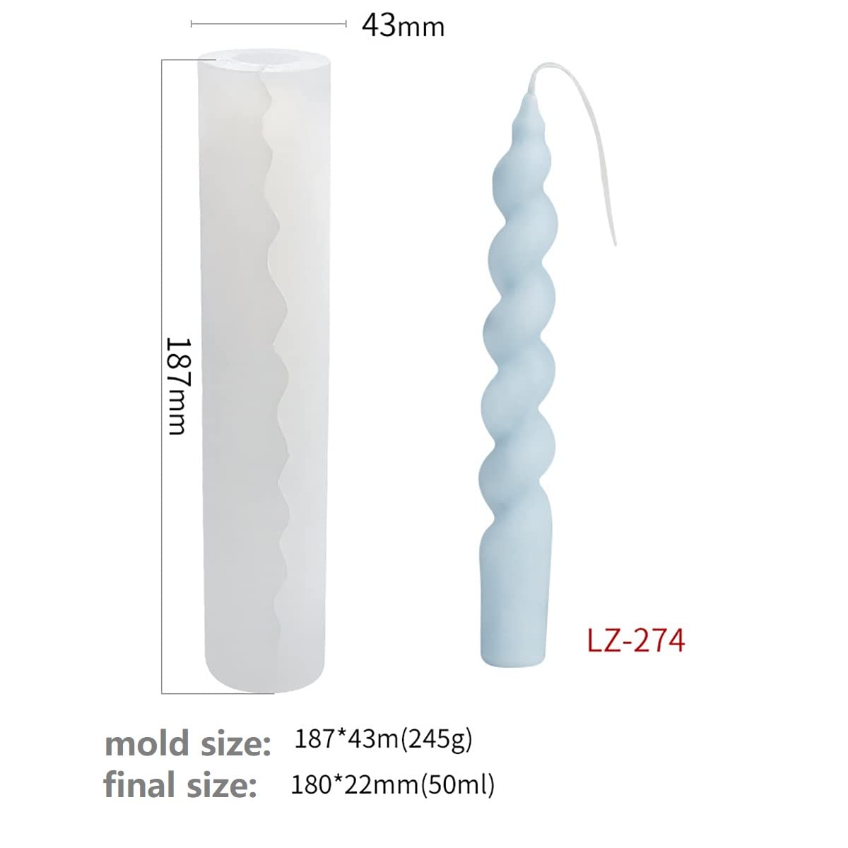 Spiral Taper Mold GB101
