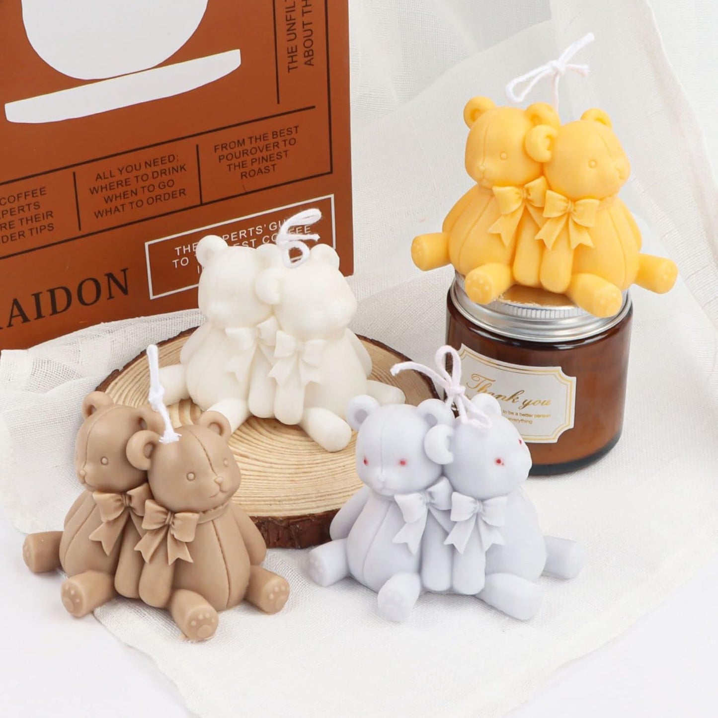 Couple Teddy Bear Mold GB014
