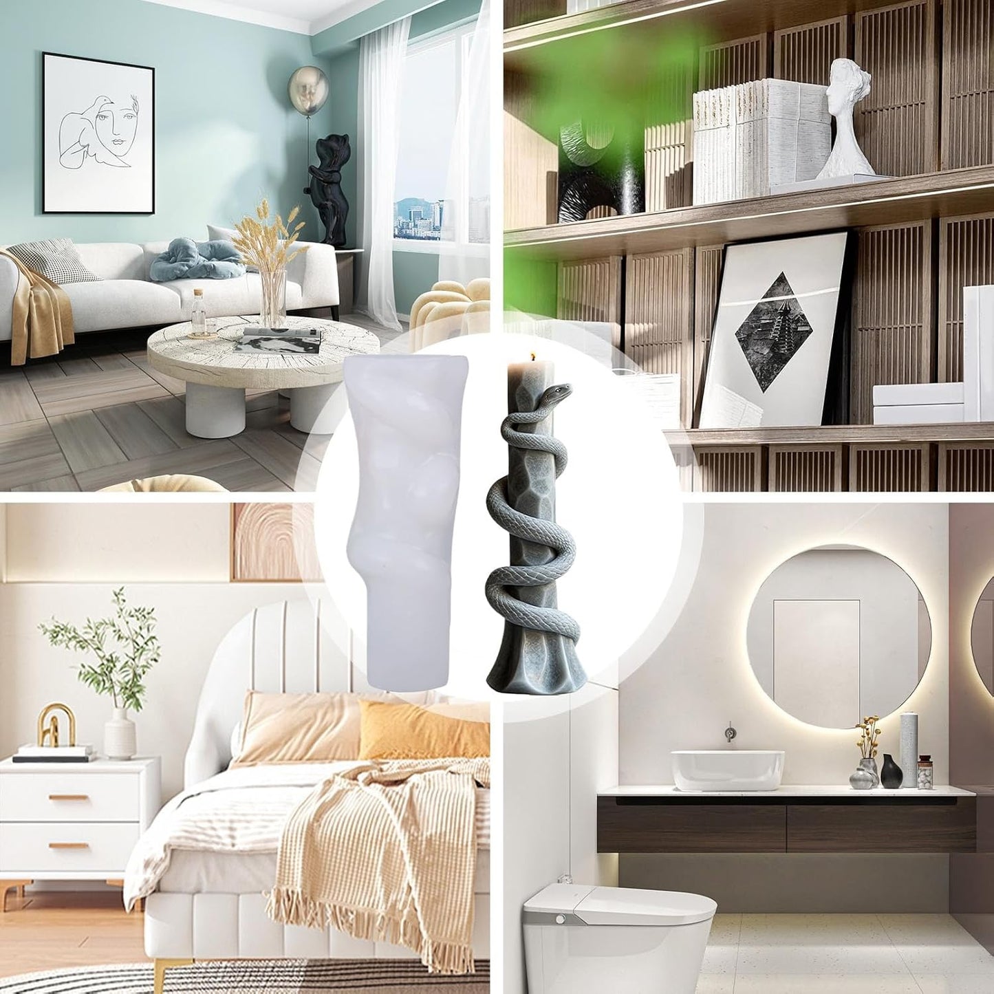 GB257 Snake Pillar Mold