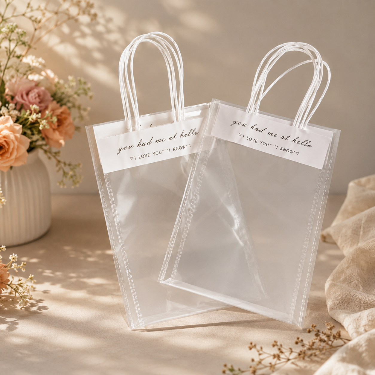 PVC Bouquet Bag PI193 - PI195