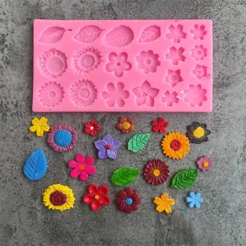 Leaf Flower Mold TM025