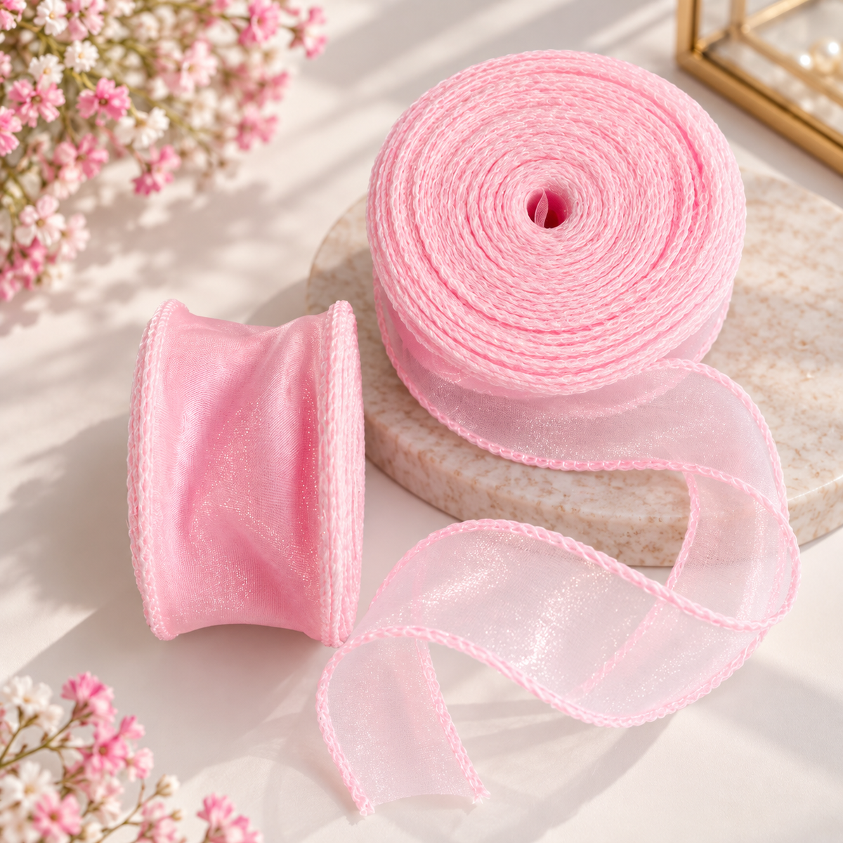 Plain Organza Ribbon