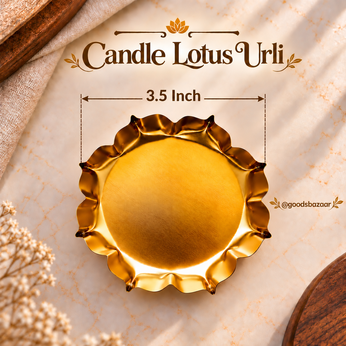 Lotus Urli 3.5 inch - CU004