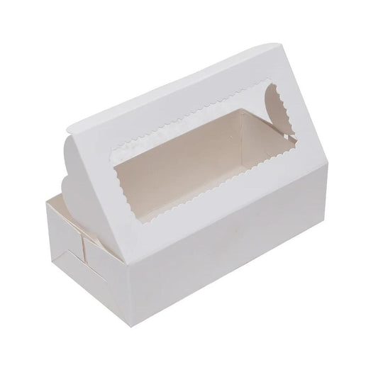 Rectangle window white box PI109(PAXK OF 10)