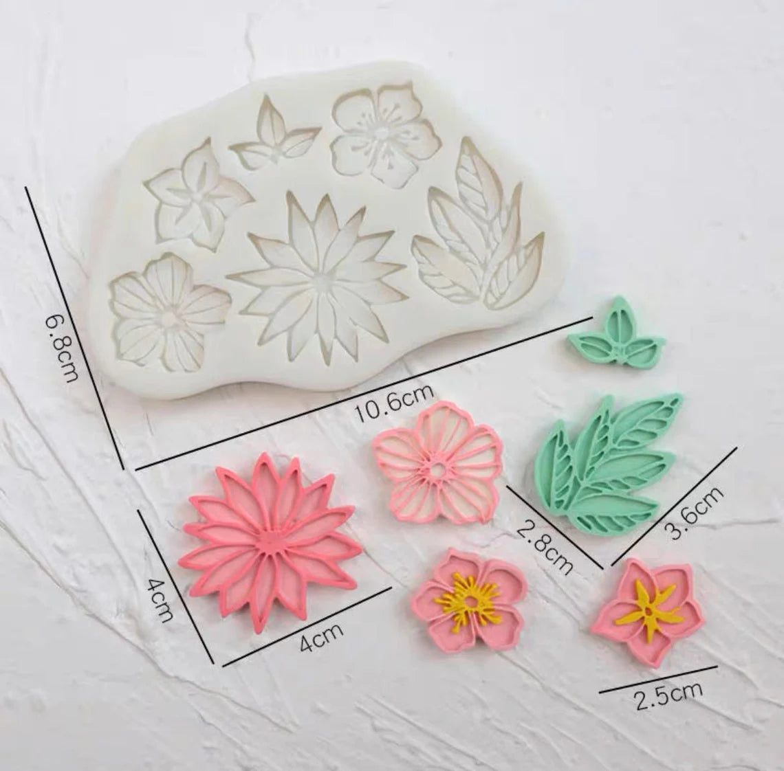 TM076 Multi Flower and Leaf Mold