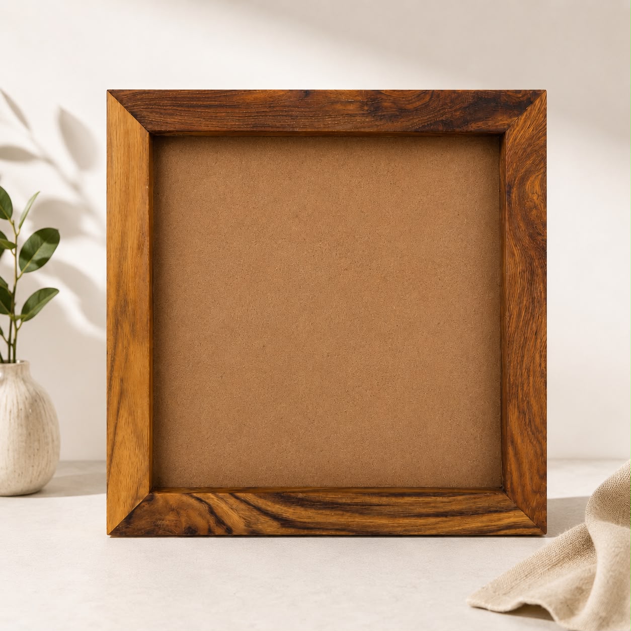 Tick Wood Frame 8x8inch
