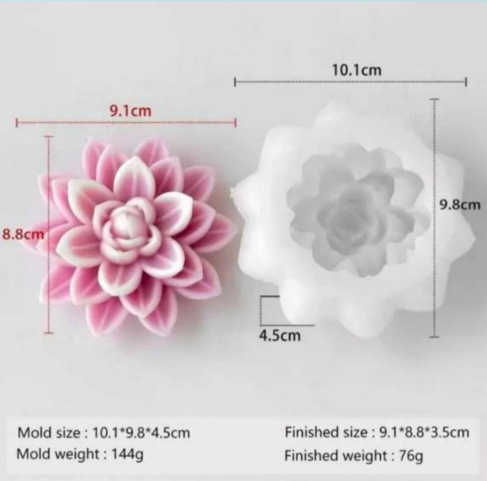 3d lotus mold GB235