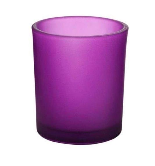 Frosted Purple Glass 180ml (Pack of 6) - PI032