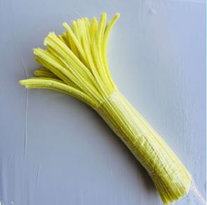 Fluffy velvet pipe cleaner One pack contains 100pcs TSC070 - TSC121