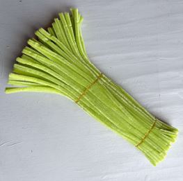 Fluffy velvet pipe cleaner One pack contains 100pcs TSC070 - TSC121