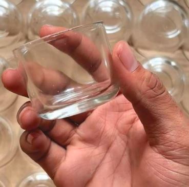 Tea Light Glass Jar(Pack of 6) - PI031