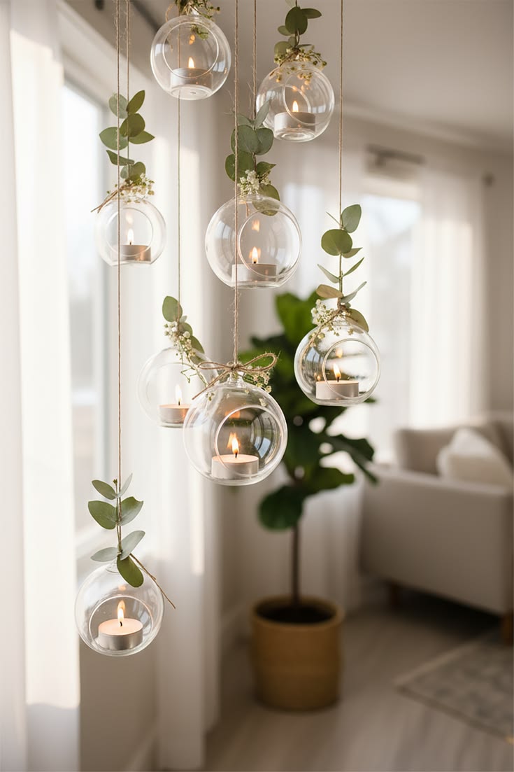 Acrylic Hanging Tealight Holder