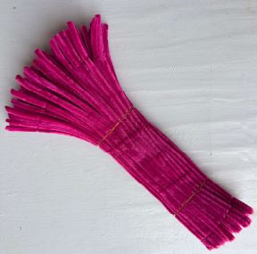 Fluffy velvet pipe cleaner One pack contains 100pcs TSC070 - TSC121