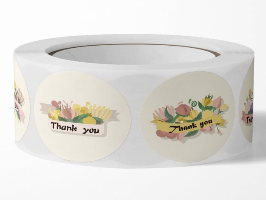 Thank You Sticker VI AC016 (Pack Of 10)