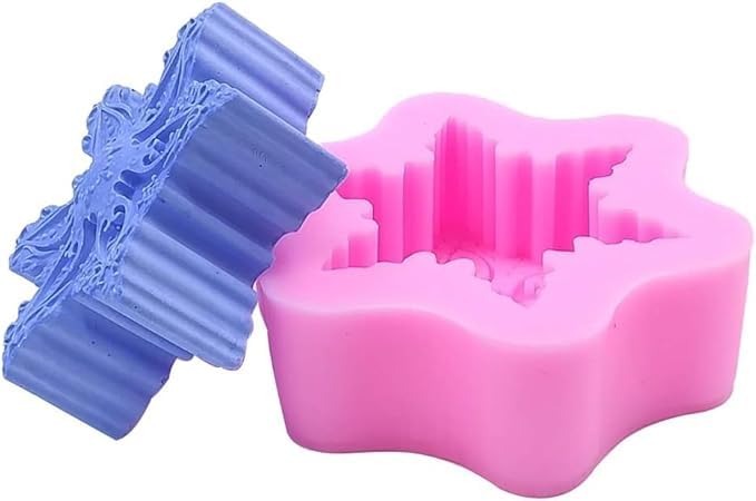 GB230 Flower Snowflakes Mold