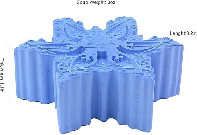 GB230 Flower Snowflakes Mold