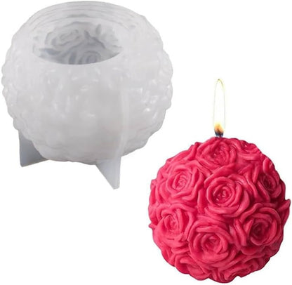 Rose Ball Mold GB137