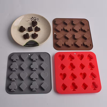 084 16c Poker Candle Mold