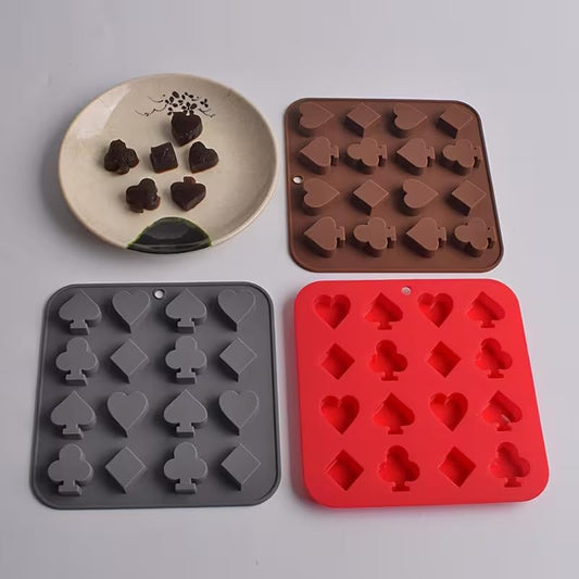 16c Poker Candle Mold - TM084