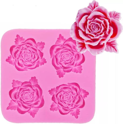 4C Rose Mold TM016