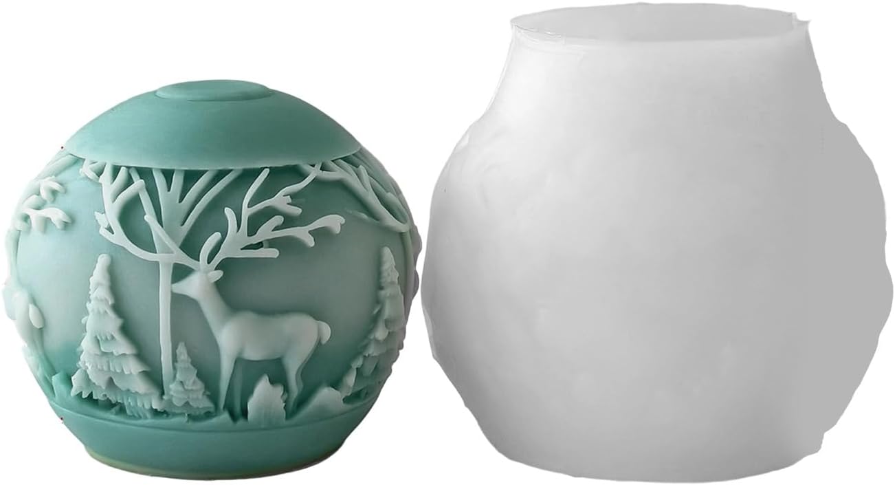 GB218 Reindeer Ball Mold