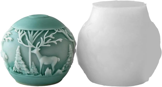 GB218 Reindeer Ball Mold