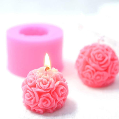 Rose Ball Mold GB137
