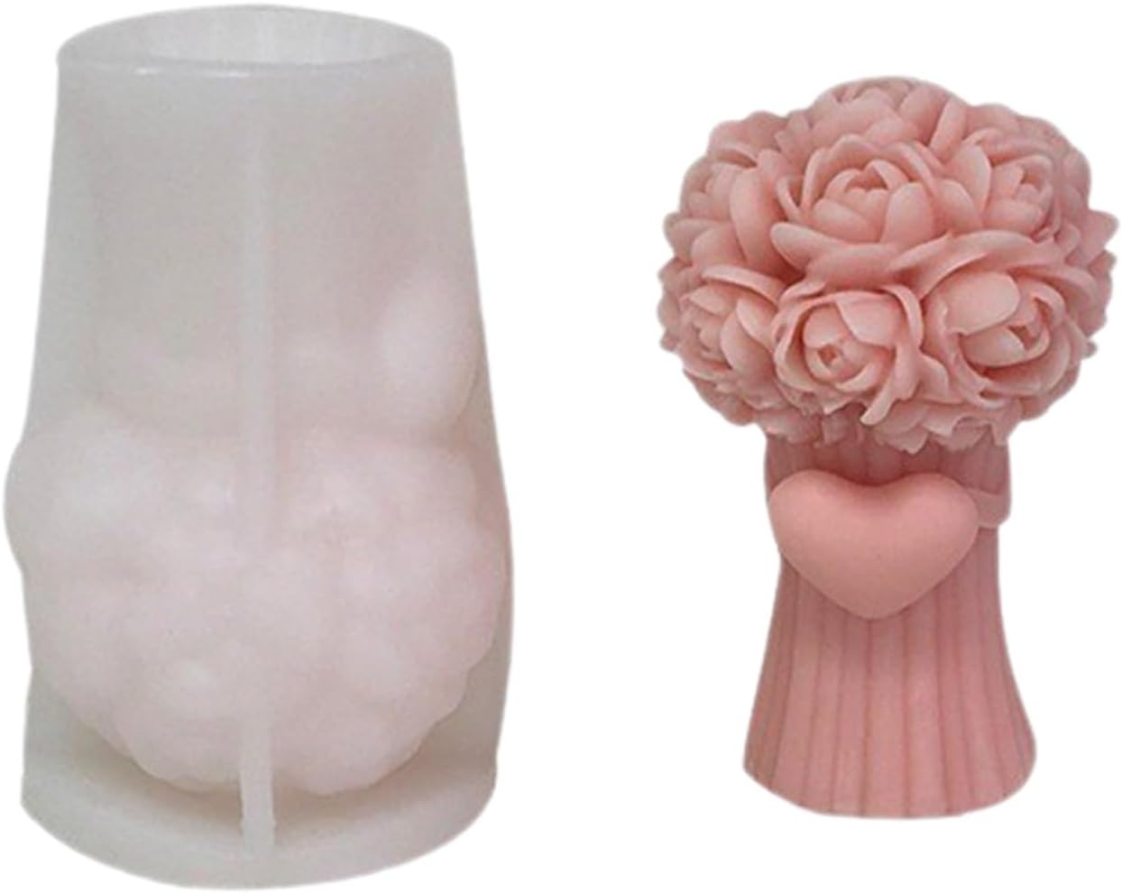 Bouquet Heart Mold GB020