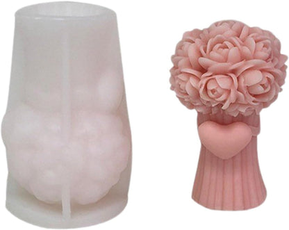 Bouquet Heart Mold GB020