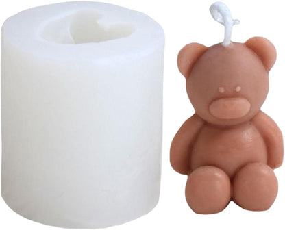 Plain Teddy Bear Mold GB008