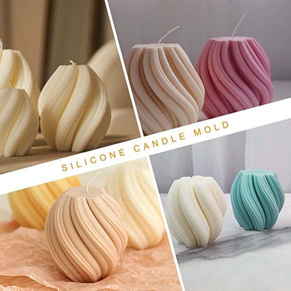 Swirl Candle Mol GB176 - GB177