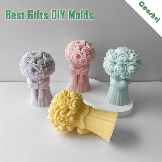 Bouquet Heart Mold GB020