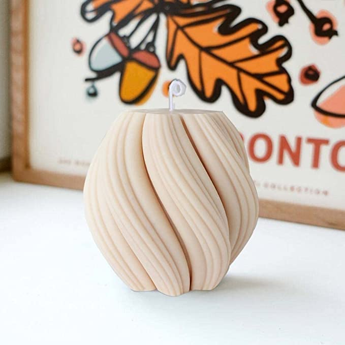 Swirl Candle Mol GB176 - GB177