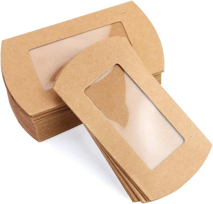 Pillow Box With Window (Pack of 50) PI072