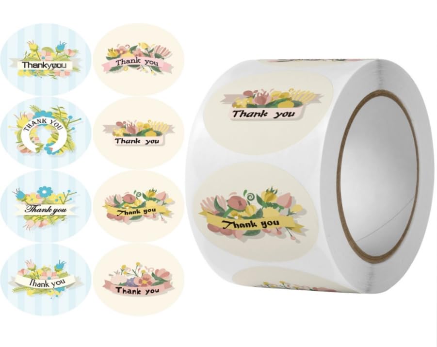 Thank You Sticker VI AC016 (Pack Of 10)