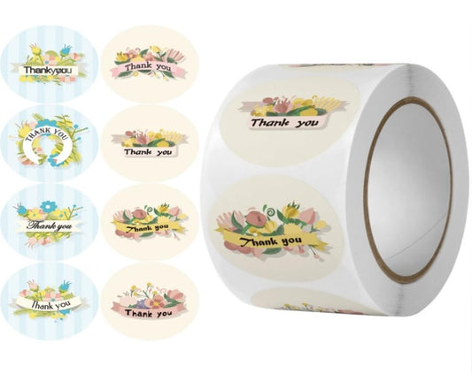 Thank You Sticker VI AC016 (Pack Of 10)
