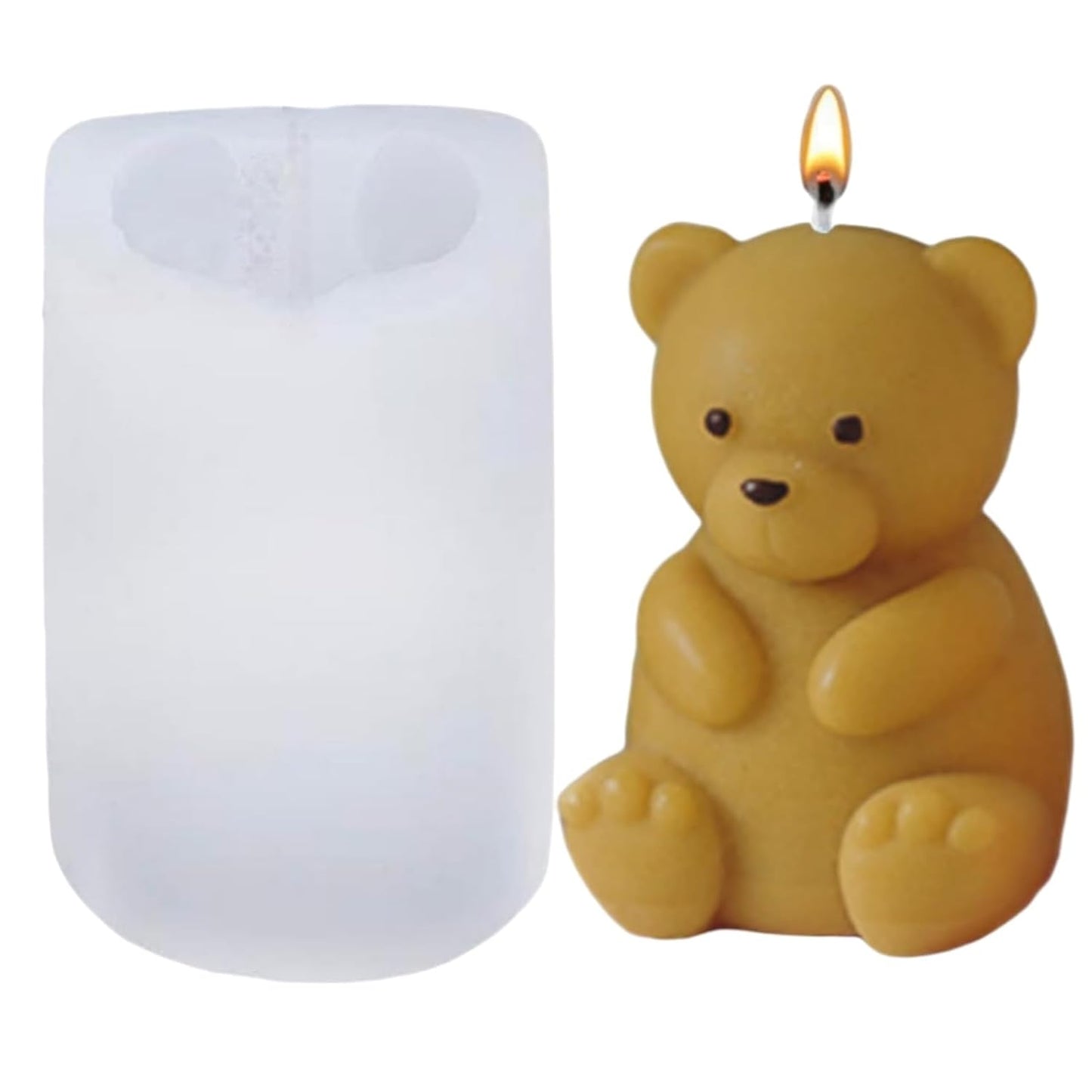 Fat Teddy Bear Mold GB016