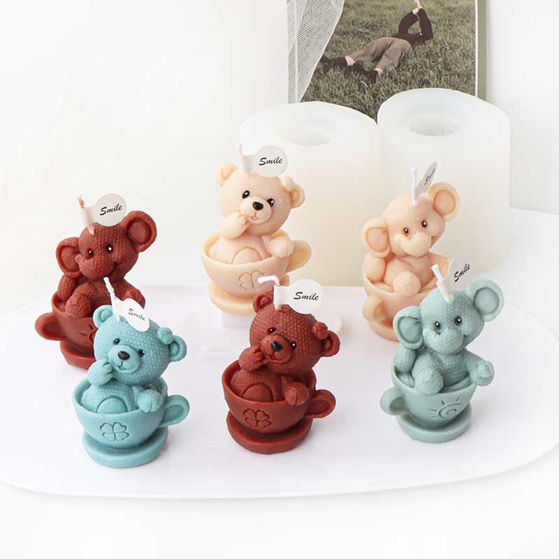 Teddy Bear In Cup Mold GB015