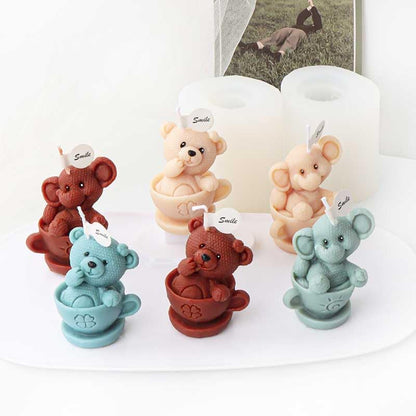 Teddy Bear In Cup Mold GB015