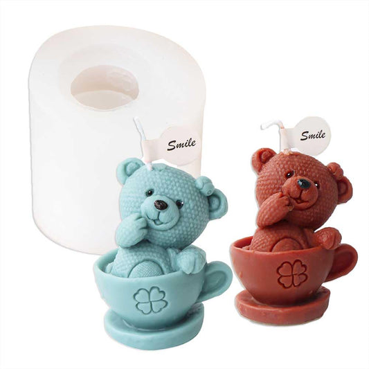 Teddy Bear In Cup Mold GB015