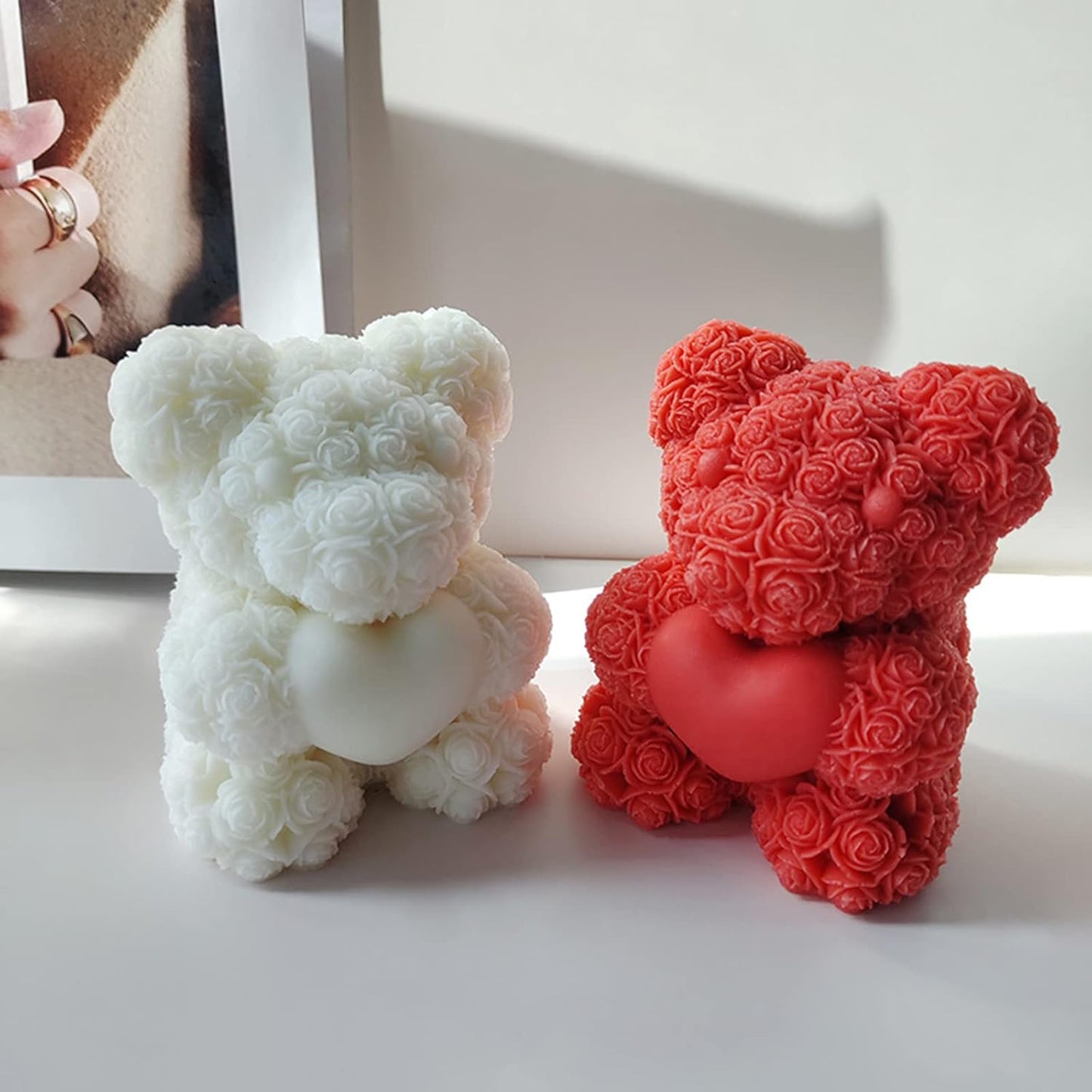 Rose Teddy Bear Mold GB004