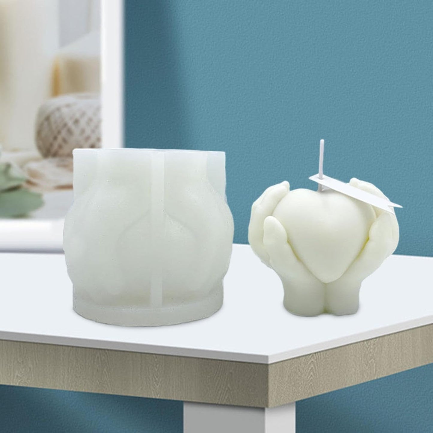 Plain Heart In Hand Mold GB036