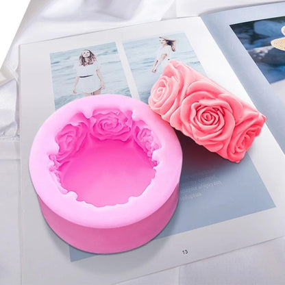 Round With Rose Mold GB148