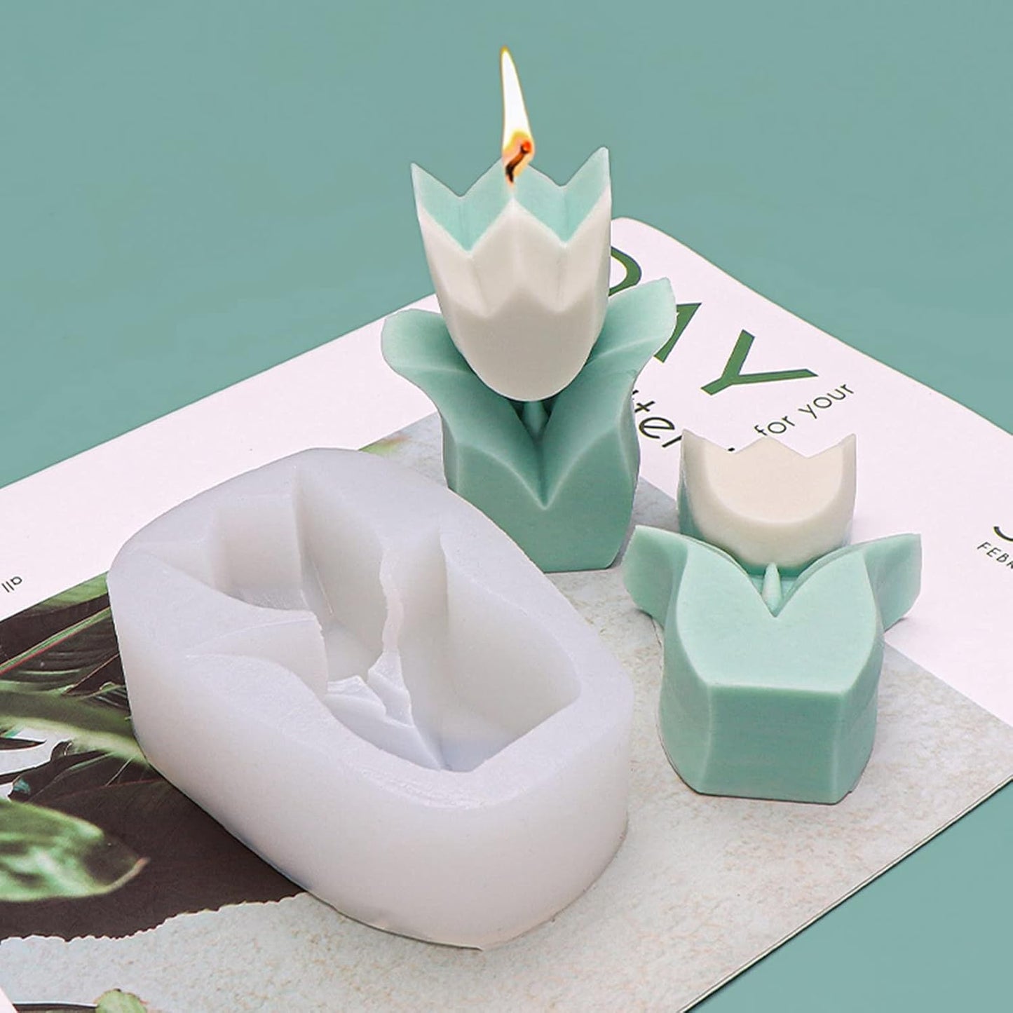 Flower With Leaf Mold GB144