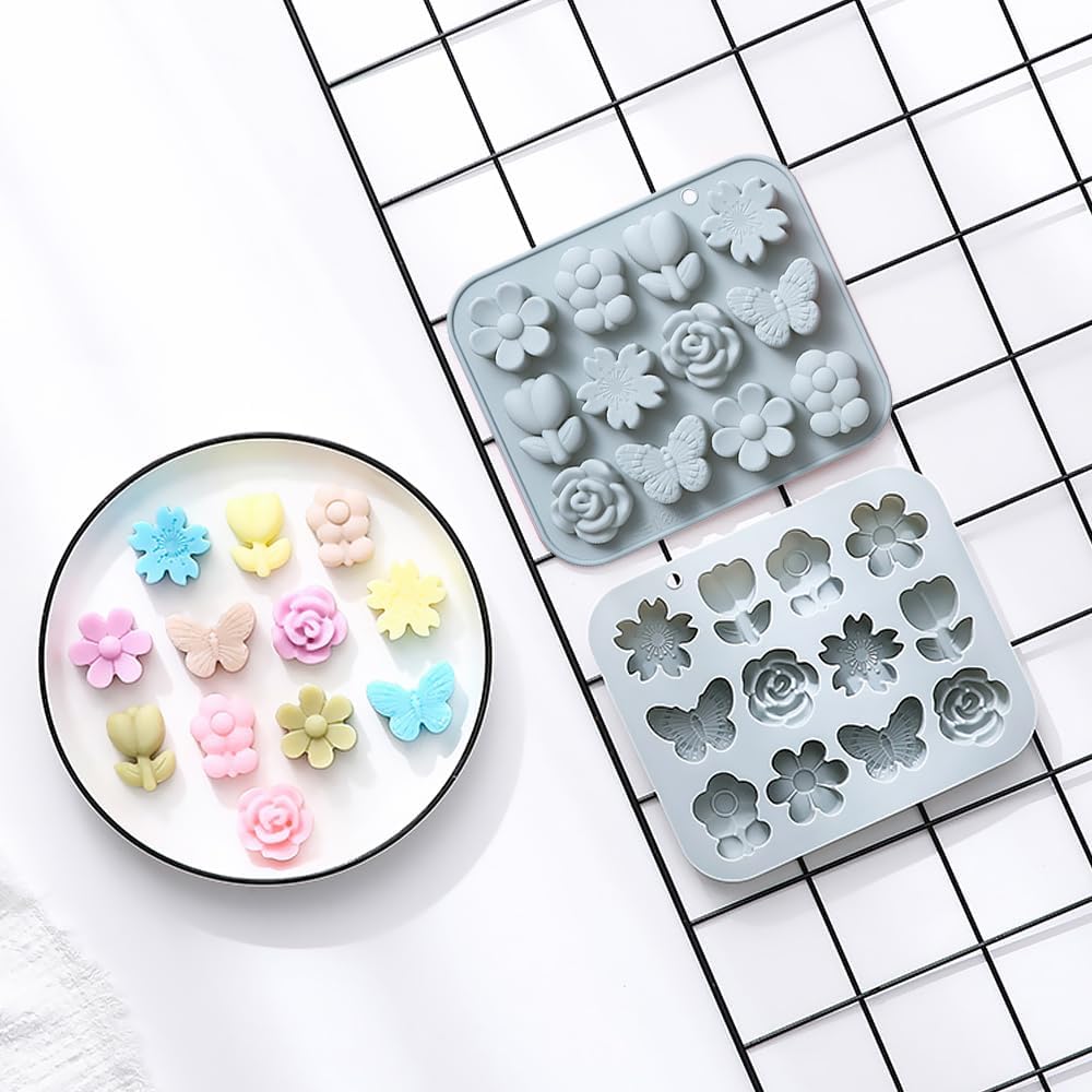 Flower & butterfly Mold TM020