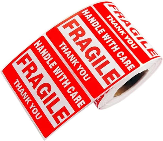 Fragile Red AC018 (Pack Of 6)