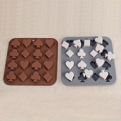 084 16c Poker Candle Mold