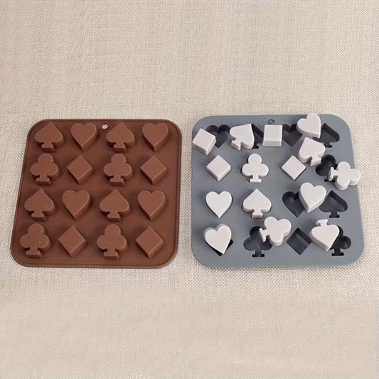16c Poker Candle Mold - TM084